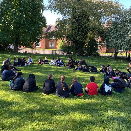 Year 3 Forest School in the Park
