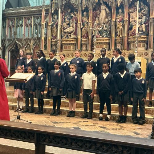 School Choir at Gloucester Cathedral